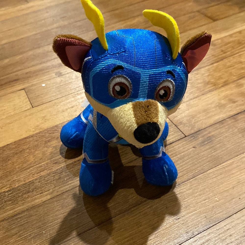 Paw patrol plush toy.approximately 9 inches long.
